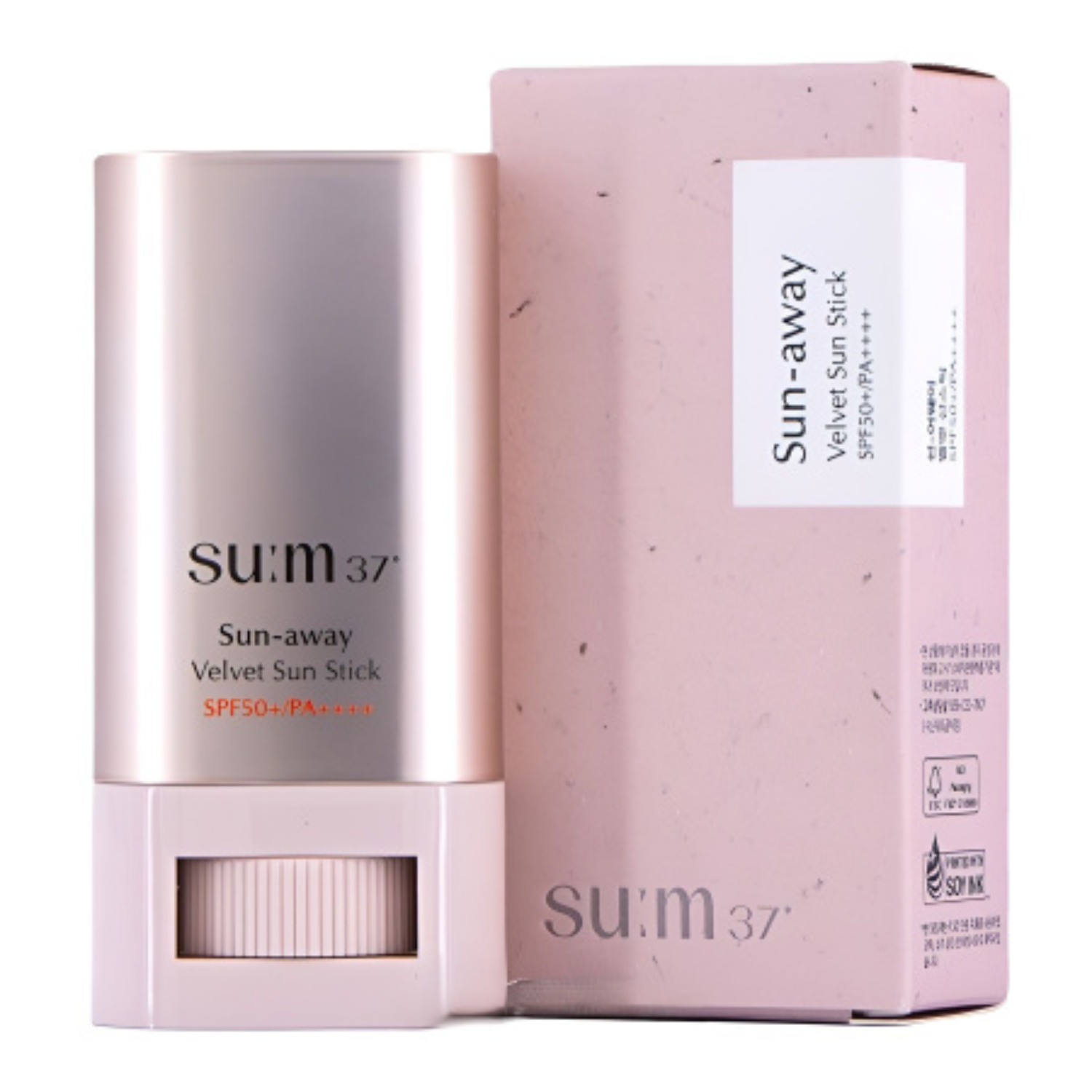 Su:m37° sun-away velvet sun stick / 18g