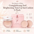 The History Of Whoo Radiant White Tone Up Sun Cushion Set