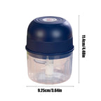 Mini Electric Garlic Crusher & Food Processor Rechargeable