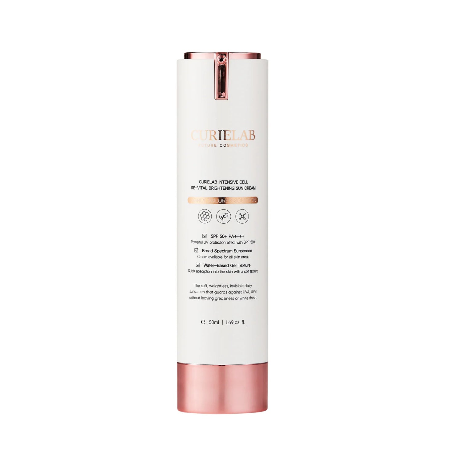 Curielab intensive brightening sun cream spf50+/50ml