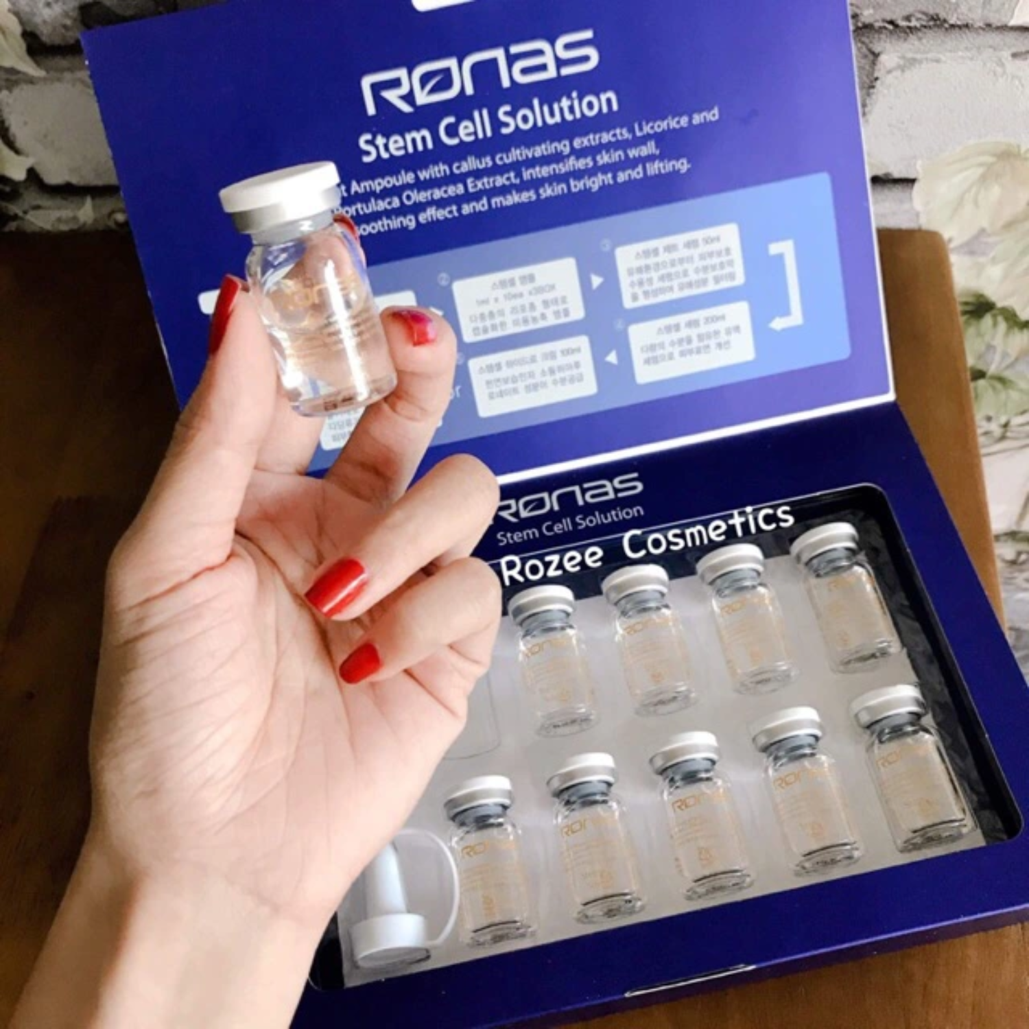 Ronas stem cell solution stem cell ampoule 5ml x 10 bottles