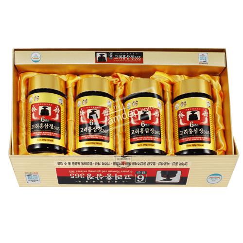 365 Korea 6 Years Red Ginseng Extract 240g x 4bottles - Lili Beauty
