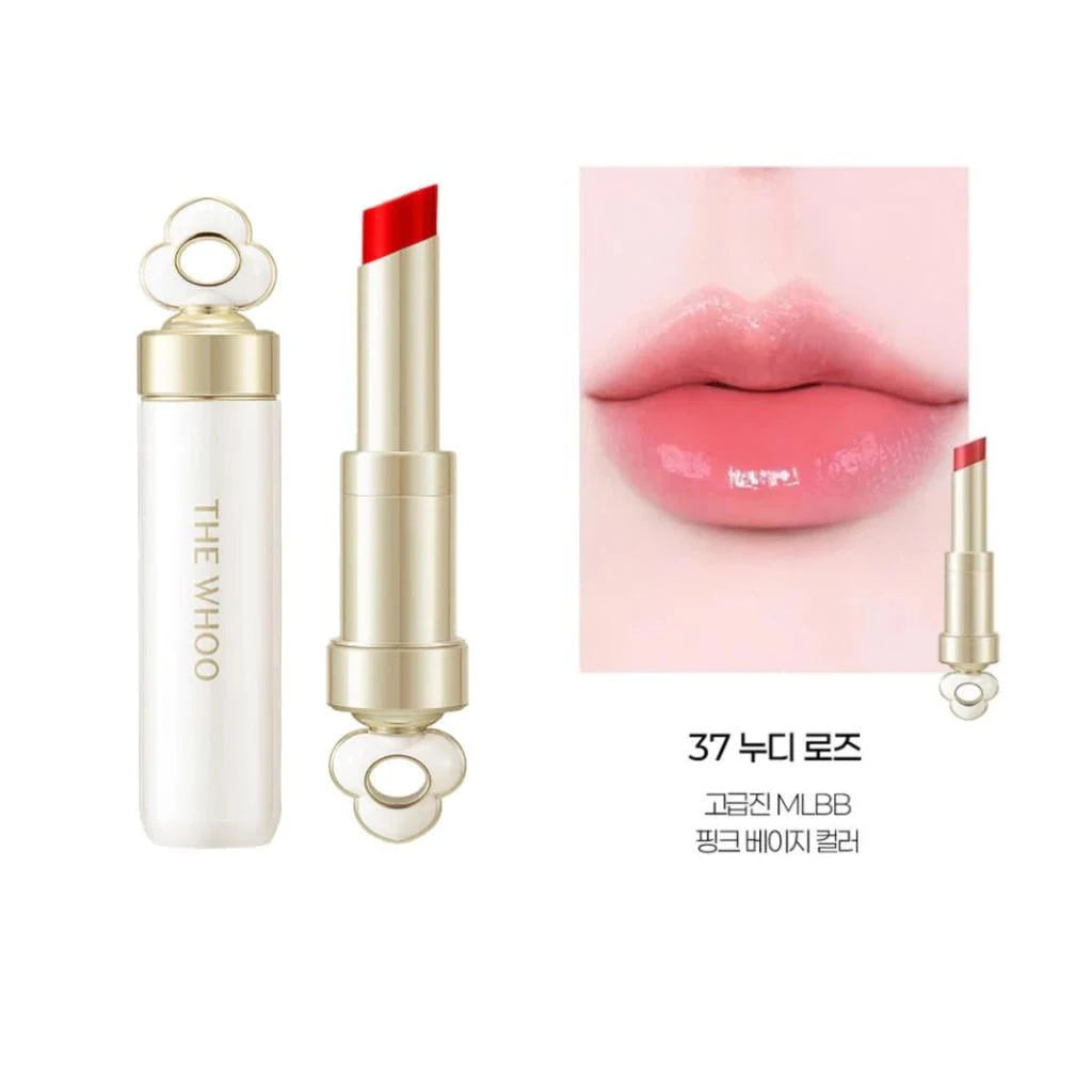 THE HISTORY OF WHOO ESSENTIAL LIP GLOW BALM - #37 RUDDY ROSE