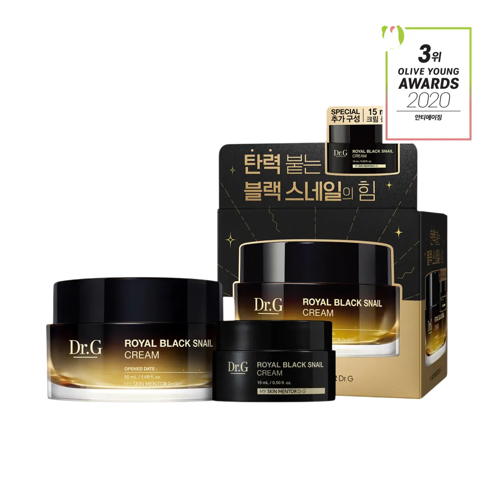 Dr.G Royal Black Snail Cream Gift Set (50ml+15ml)