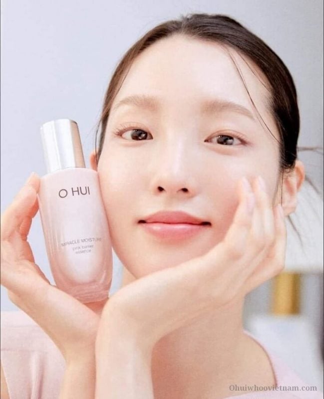 Ohui Miracle Moisture Pink Barrier Skin Softener Set 100ml + 150ml