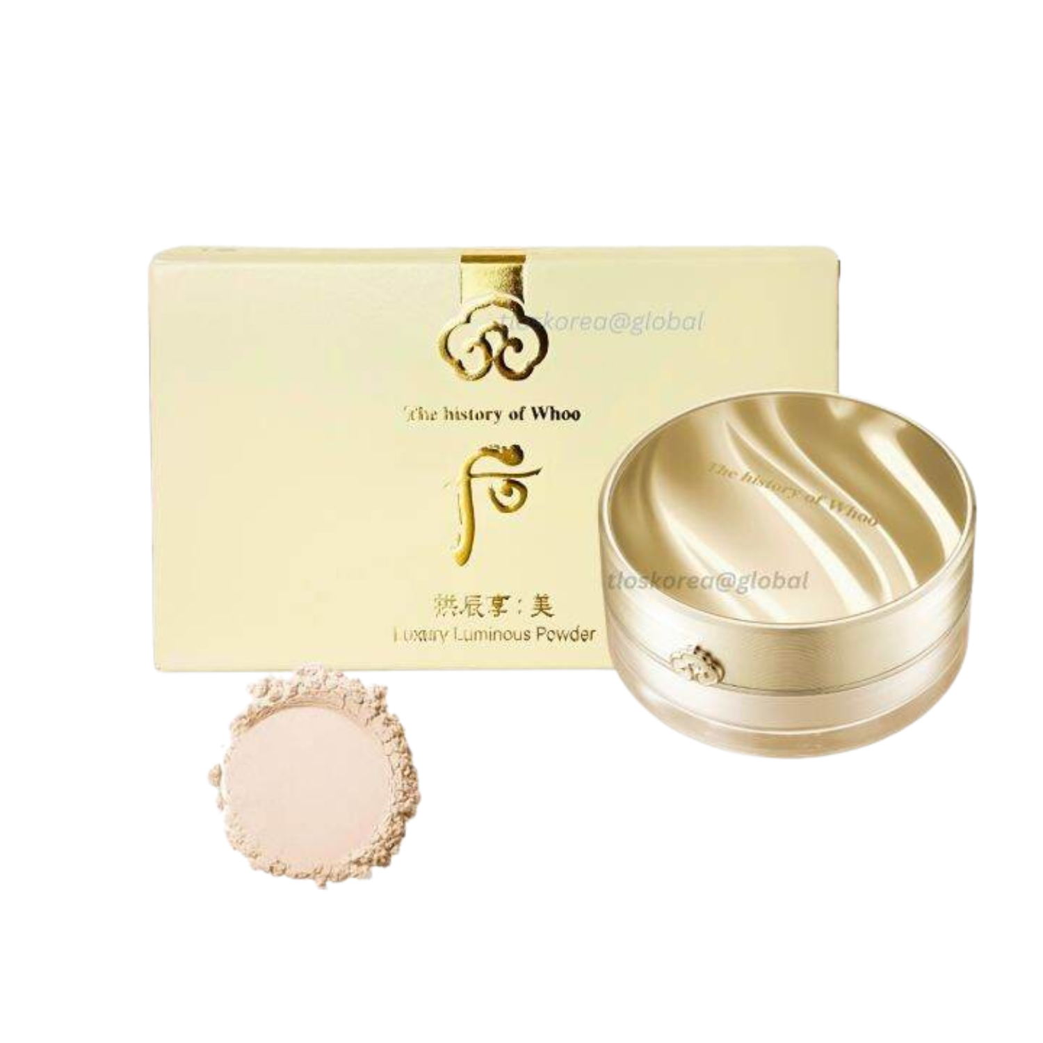 The history of whoo gongjinhyang luxury luminuous powder/28g