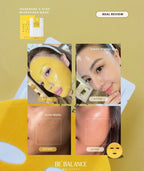 Be Balance Micro Fiber Mask 10 Sheets - Yellow - Idebenone