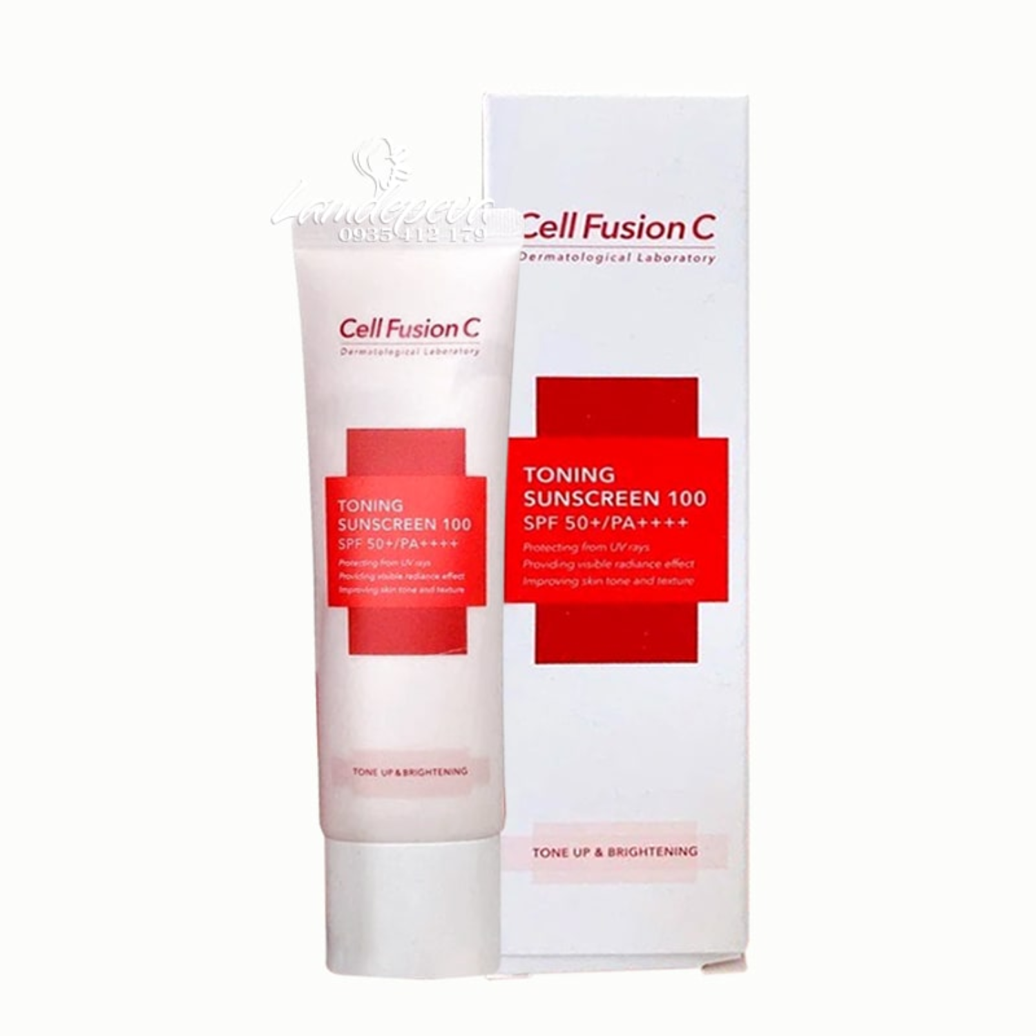 Cell fusion c toning sunscreen spf50 PA++++