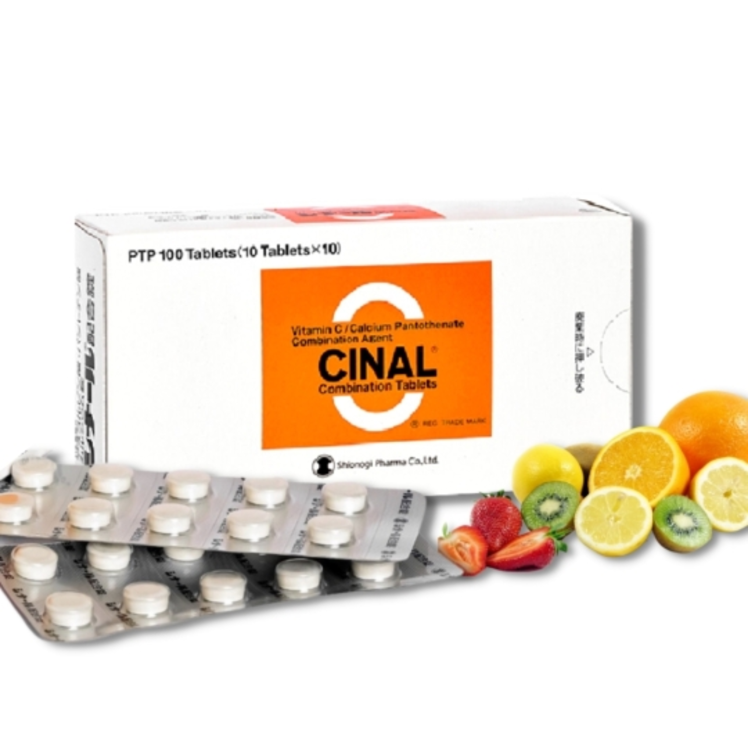 Cinal combination tablets vitamin c & calcium pantothenate