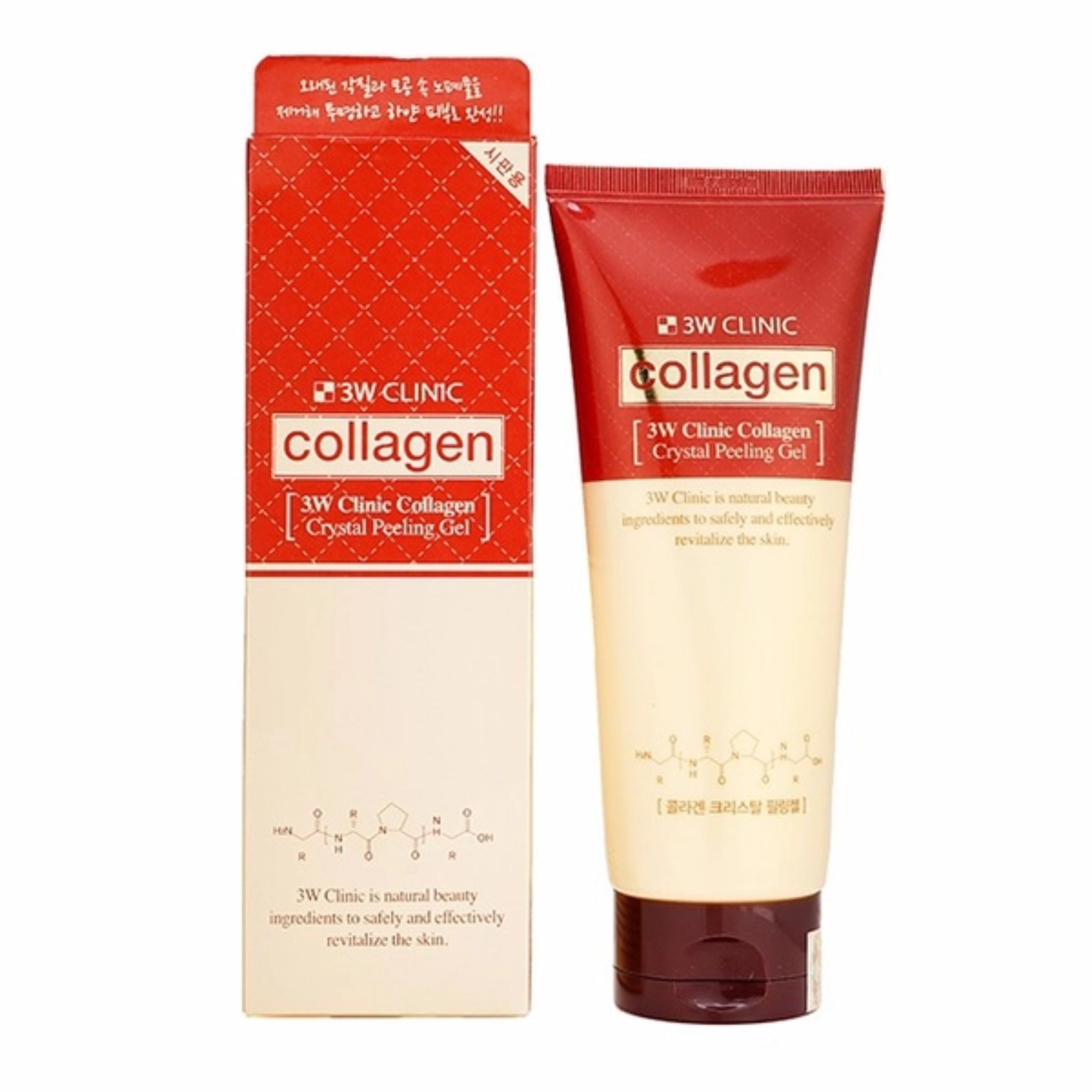3w clinic collagen crystal peeling gel/180ml