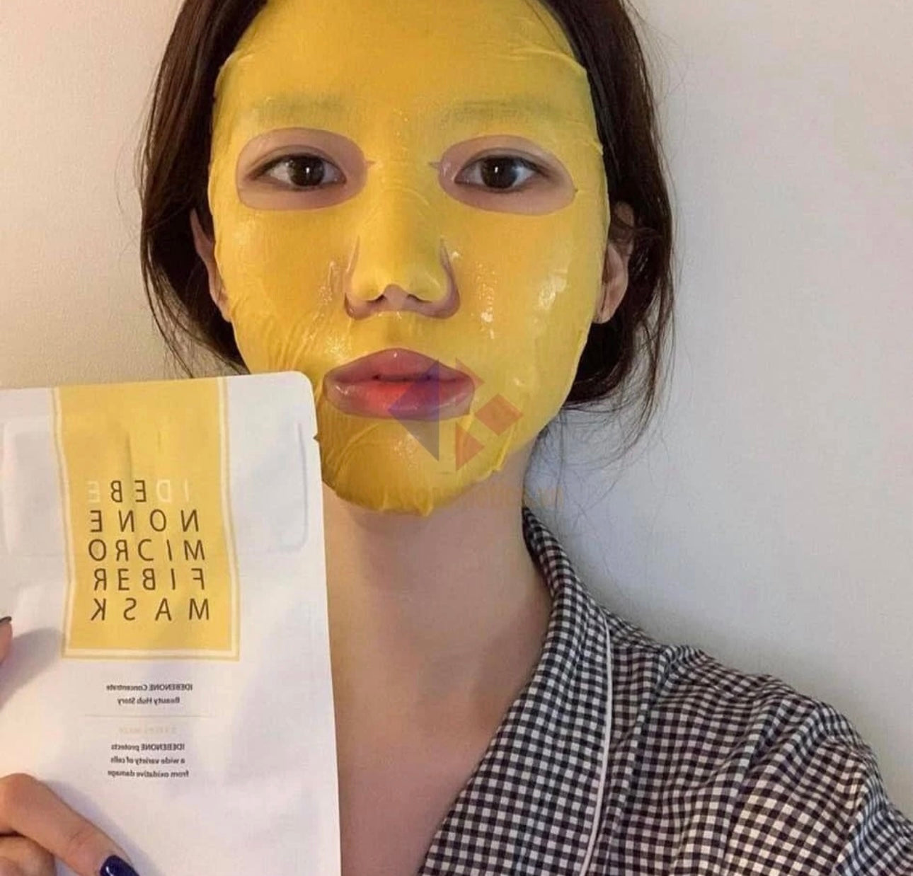 Be Balance Micro Fiber Mask 10 Sheets - Yellow - Idebenone