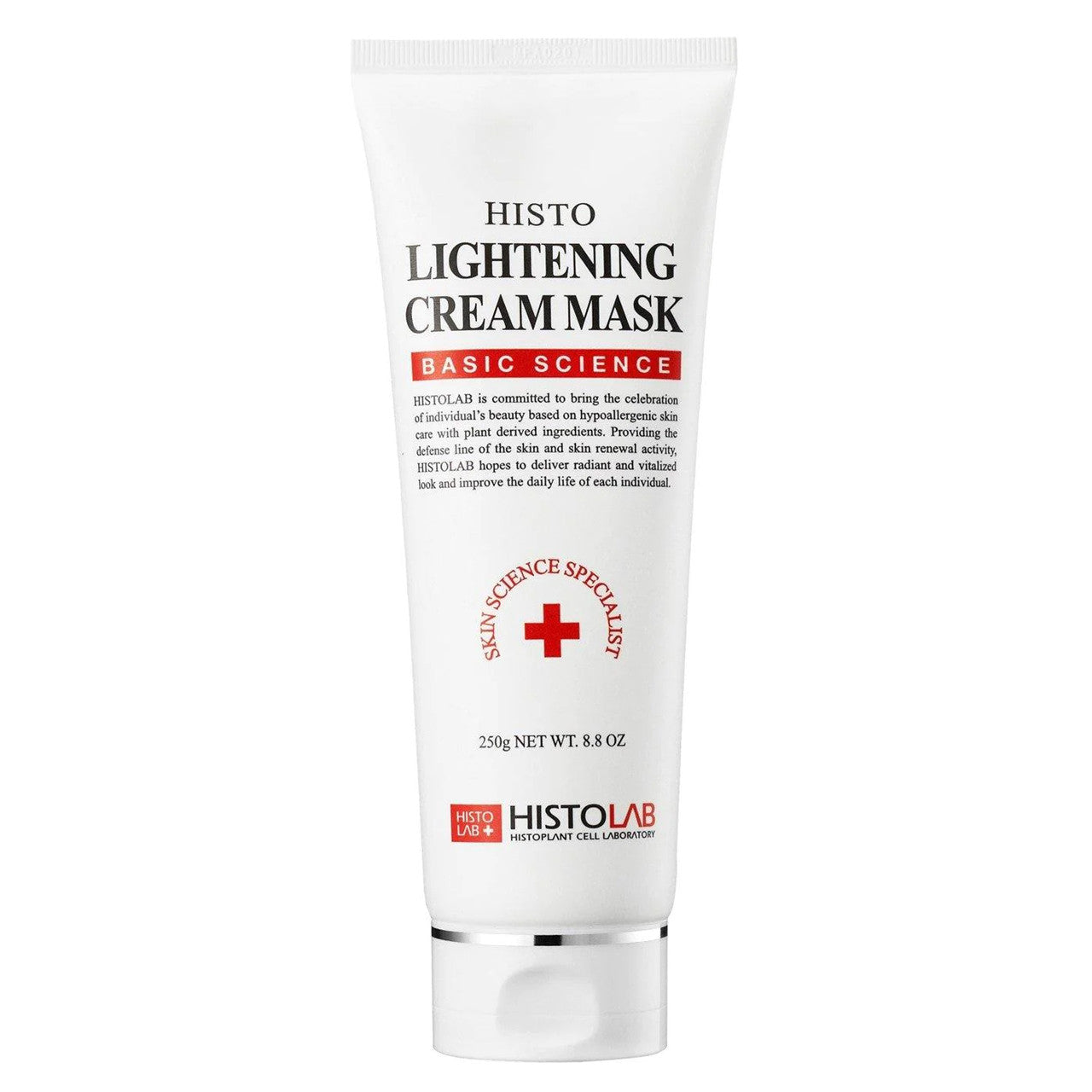 Histo Lightening Cream Mask tube on a white background