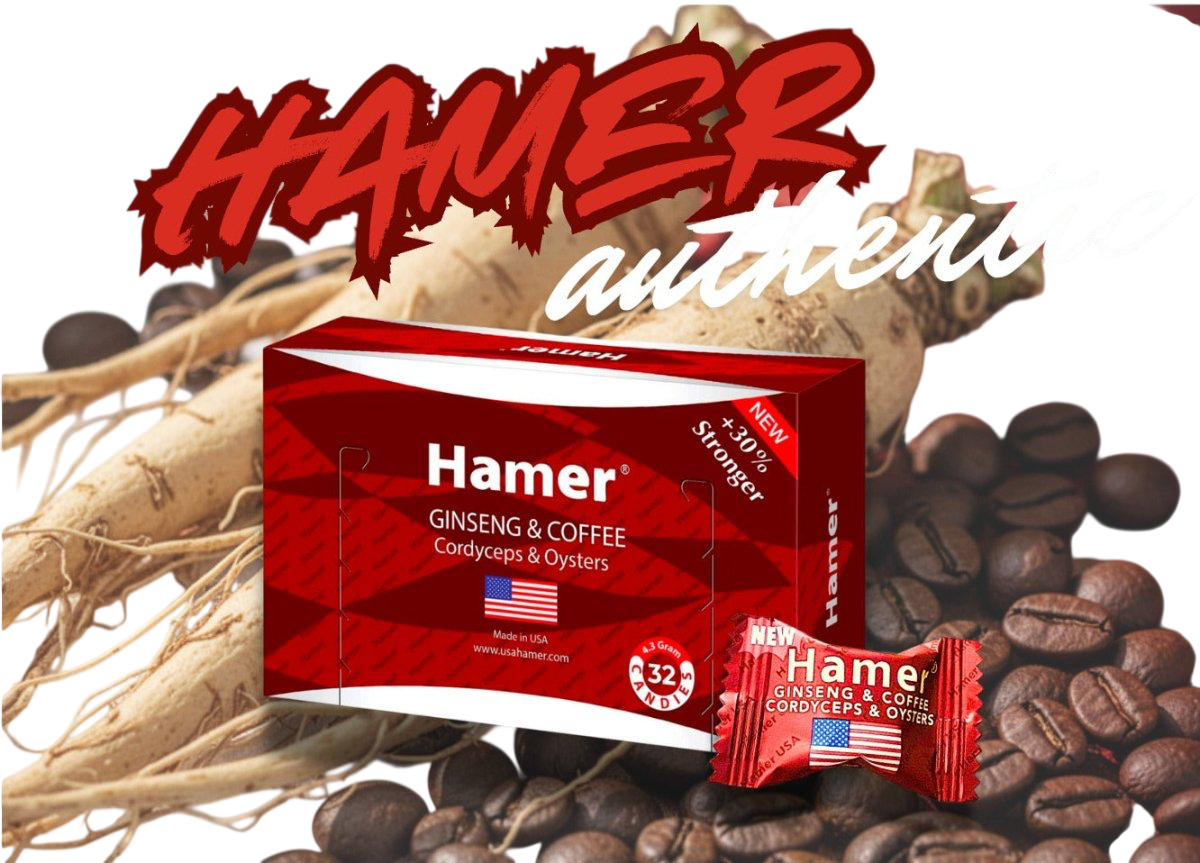 Hamer Red Hamer Ginseng & Coffee Candy
