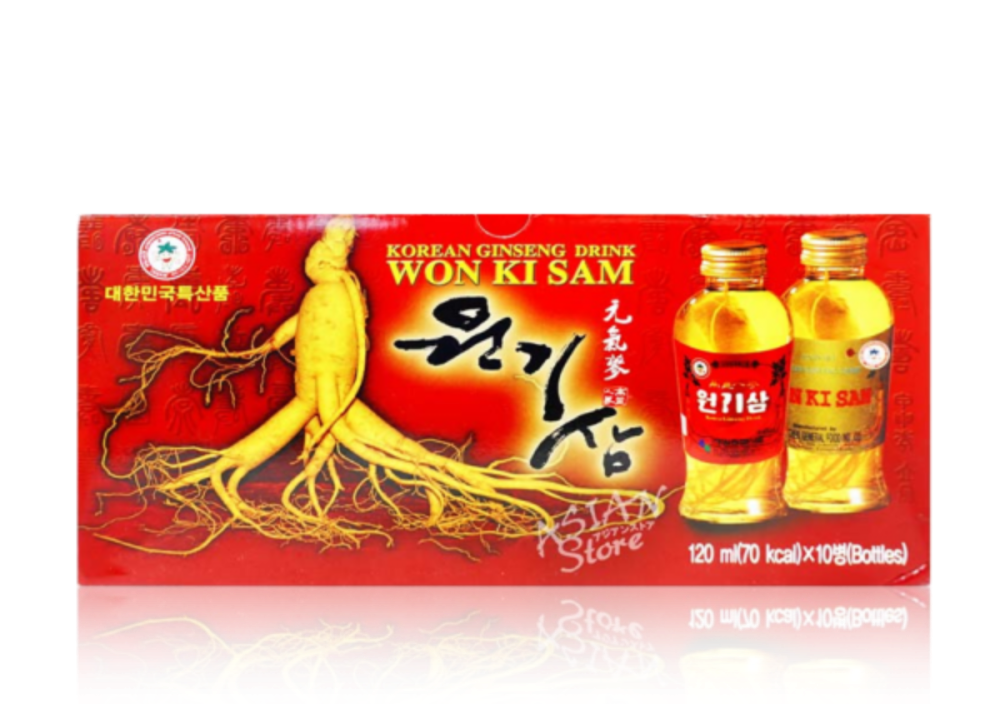 Won Ki Sam Korean Ginseng Drink traditional herbal beverage with Korean ginseng