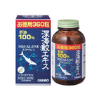 Orihiro squalene shark livere oil supplement/360 capsules