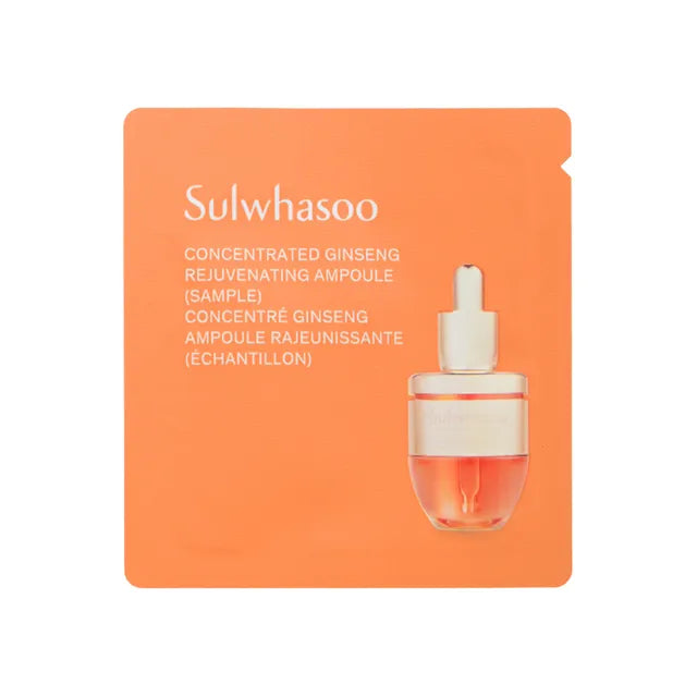 Sulwhasoo Concentrated Ginseng Rejuvenating Ampoule Satchel 0.8ml *12
