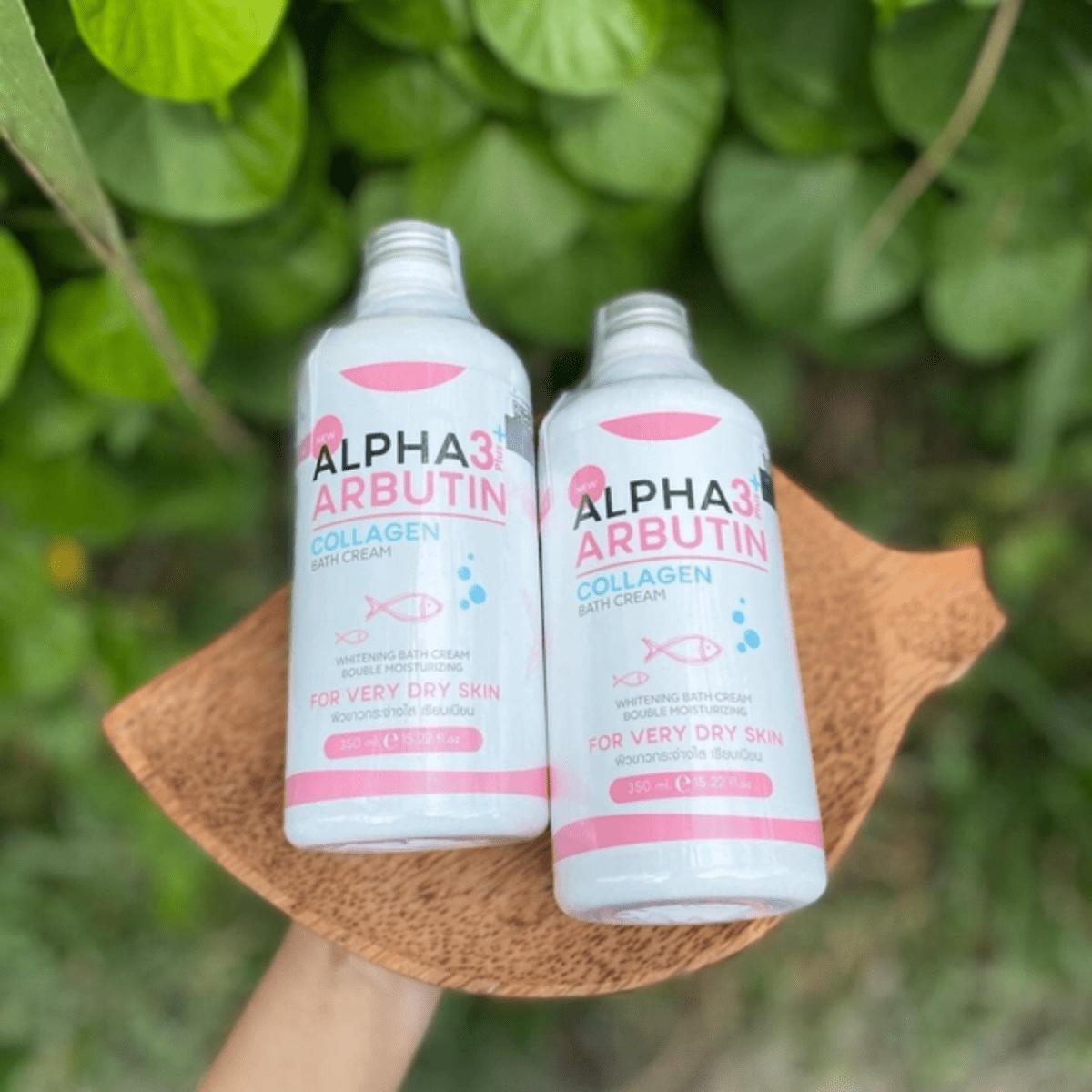 Alpha arbutin precious skin alpha arbutin 3 plus whitening collagen bath cream/350ml - Lili Beauty
