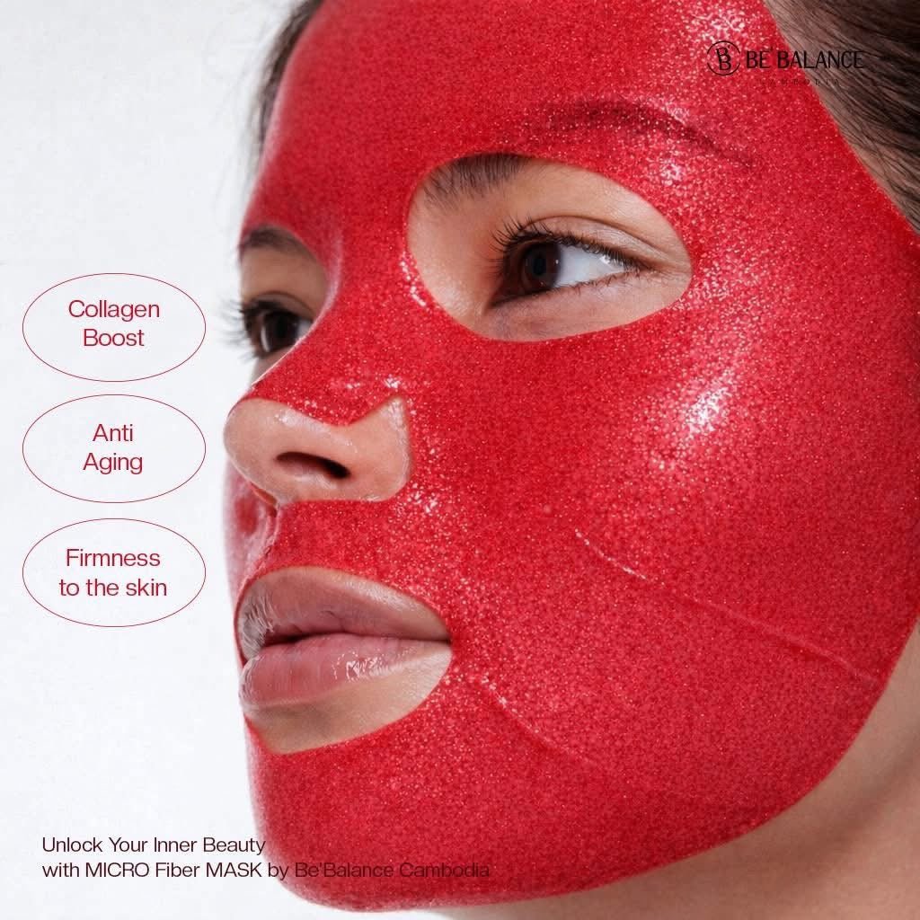 Be Balance Micro Fiber Mask 10 Sheets Salmon D.A - Lili Beauty