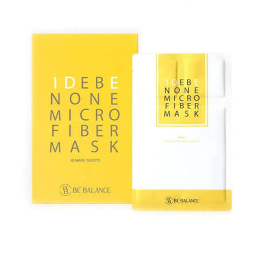 Be Balance Micro Fiber Mask 10 Sheets - Yellow - Idebenone - Lili Beauty