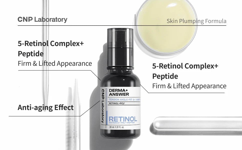 CNP Laboratory - Derma Answer Tension Angle - fit Retinol Ampule 30ml - Lili Beauty