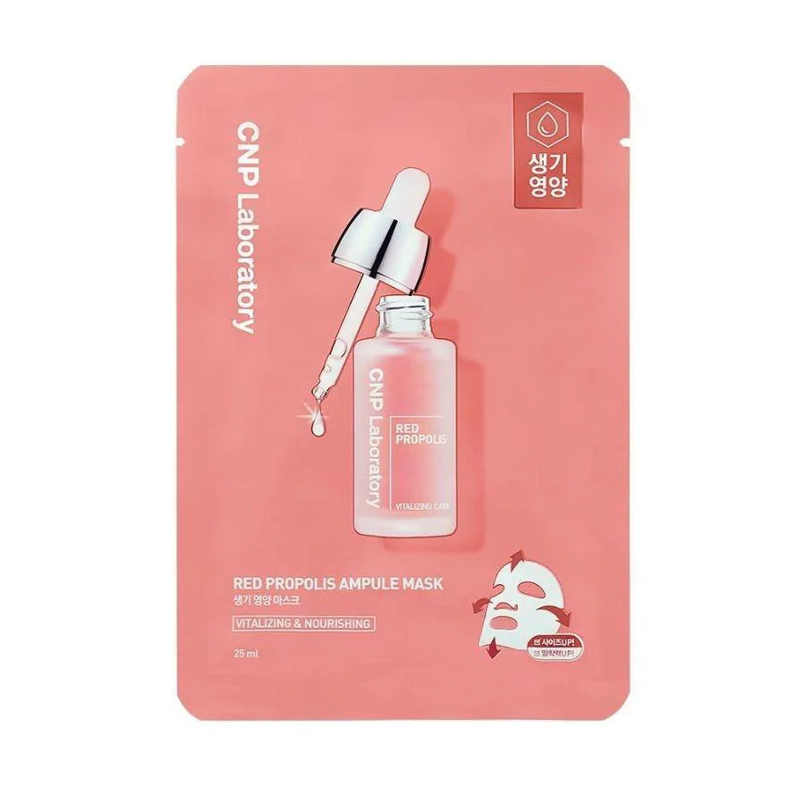 CNP Laboratory Red Propolis Ampoule Mask packaging on a white background