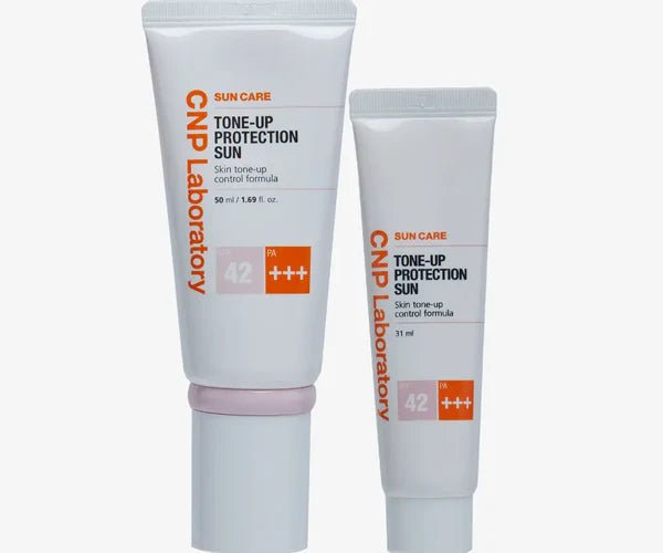 CNP Tone Up Sun Cream Set 50ml+31ml - Lili Beauty