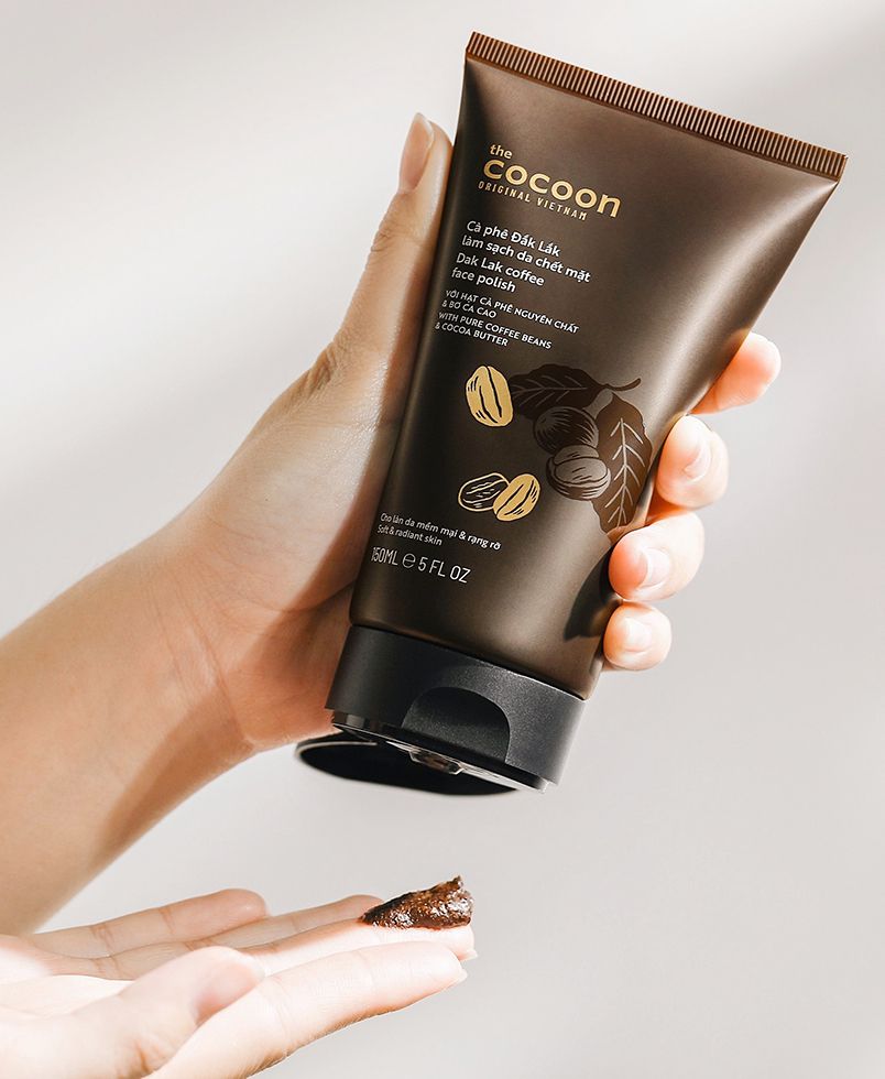 Cocoon Dak Lak Coffee Face Polish Skin Exfoliating 150ml - Lili Beauty