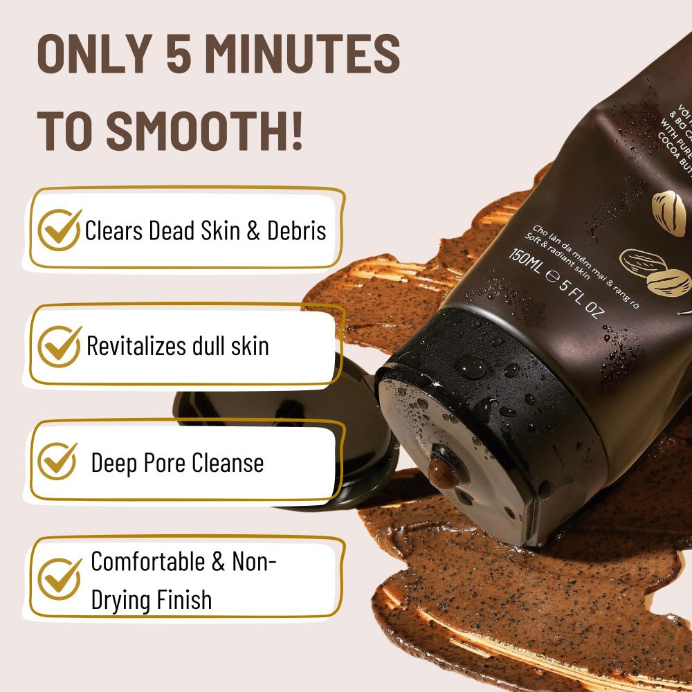 Cocoon Dak Lak Coffee Face Polish Skin Exfoliating 150ml - Lili Beauty