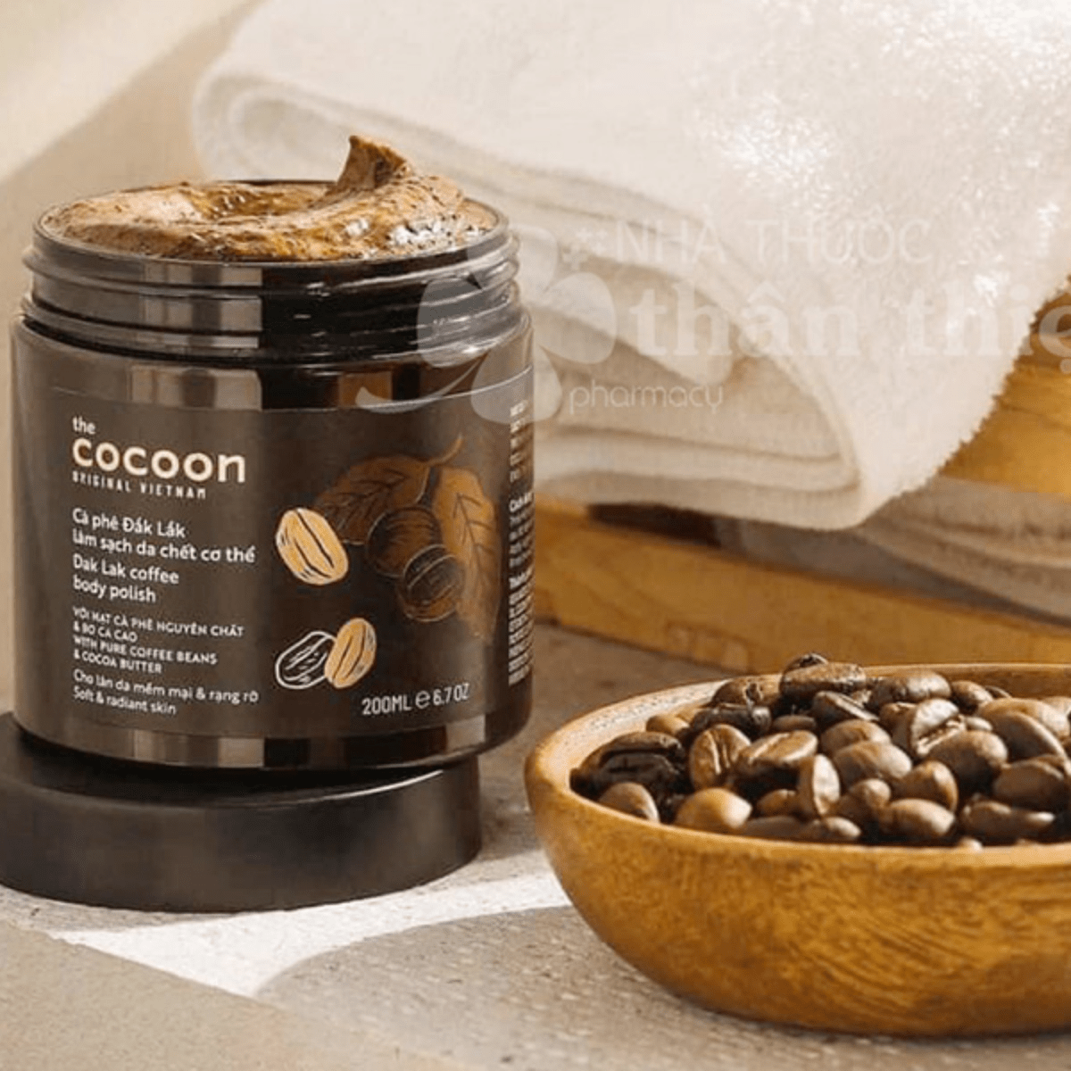 Cocoon Dalak Coffee Body Polish 200g - Lili Beauty