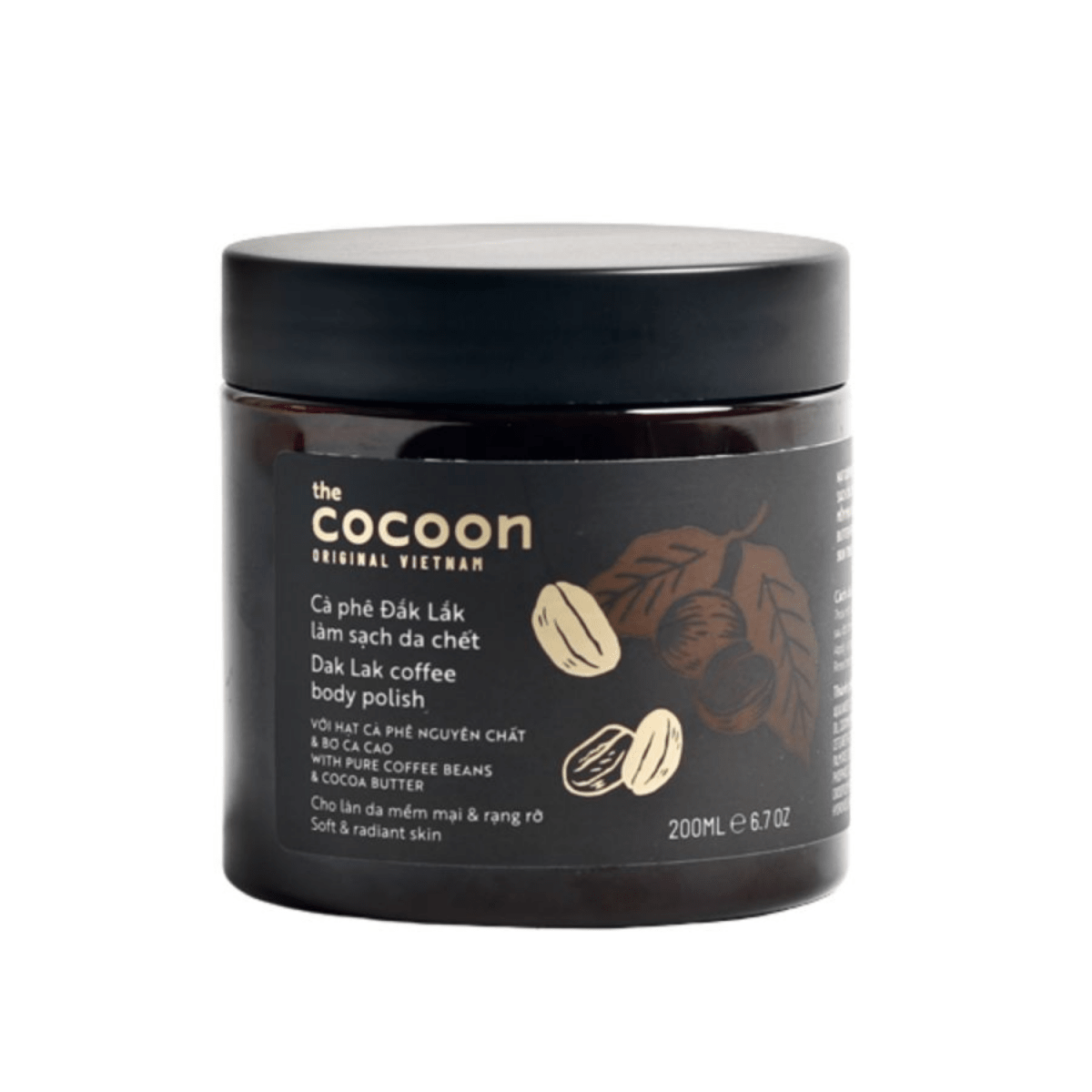 Cocoon Dalak Coffee Body Polish 200g - Lili Beauty