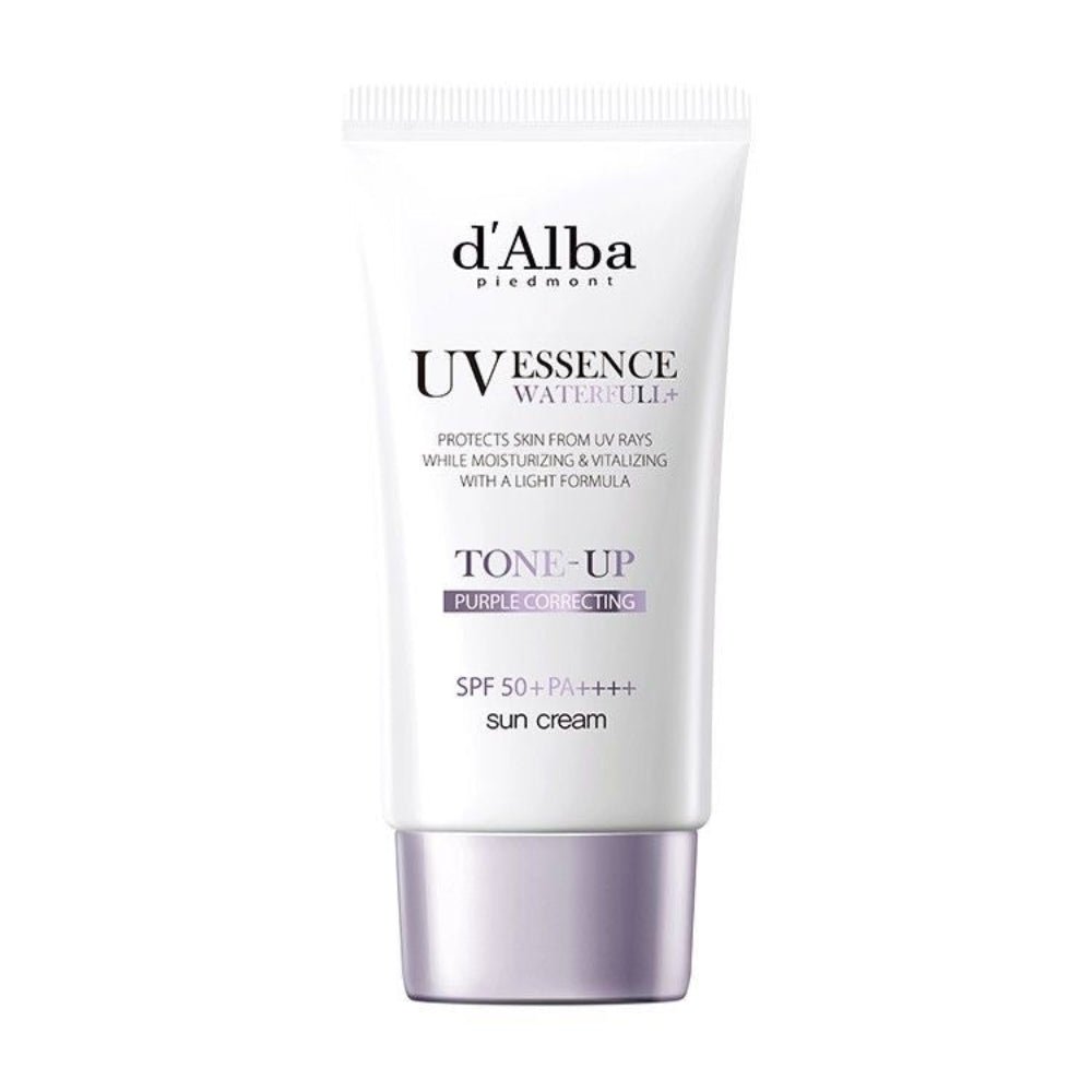 Dalba Waterfull Uv Essence Tone Up Sun Cream Purple Correcting Spf 50+ - Lili Beauty