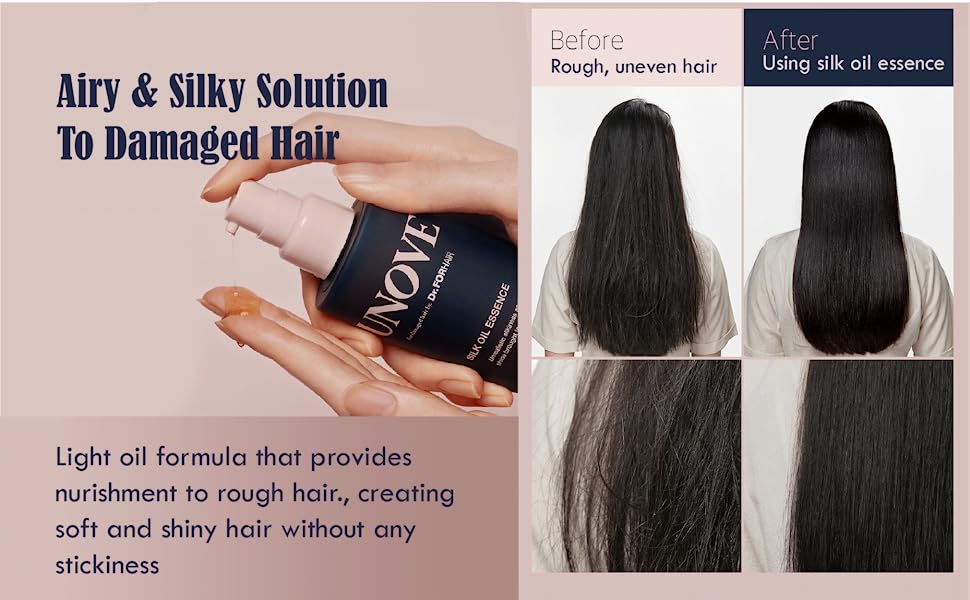 Dr.For Hair Unove Silk Oil Essence 70ml - Lili Beauty