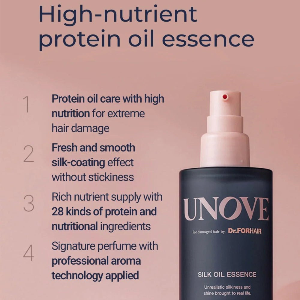 Dr.For Hair Unove Silk Oil Essence 70ml - Lili Beauty