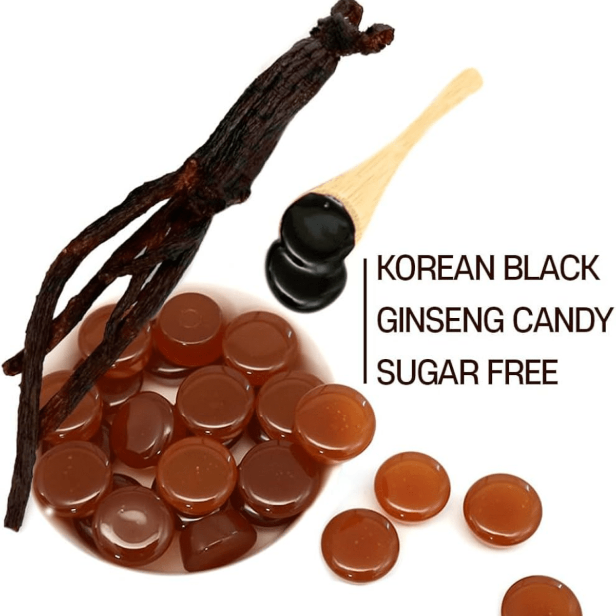 Geumheuk black ginseng candy no sugar/200g - Lili Beauty