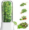Herb Saver Reusable Fresh Vegetable & Spice Storage Container with Flip-Top Lid