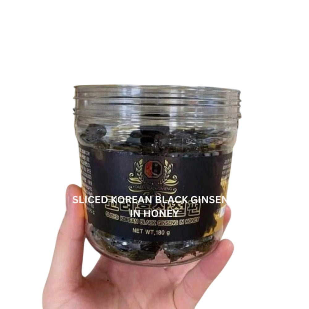Honey Sliced Korean BlackGinseng 6 Yrs High Quality with Real Honey 180g
