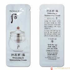 The History Of Whoo Radiant White Moisture Cream 1ml X 120ea