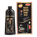 Komi hair dye color shampoo 500ml/black brown - Lili Beauty