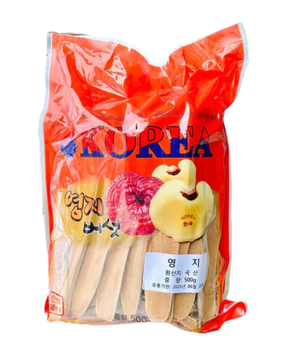 Korean Red Sclied Ganoderma Lucidum Mushroom 500g - Lili Beauty