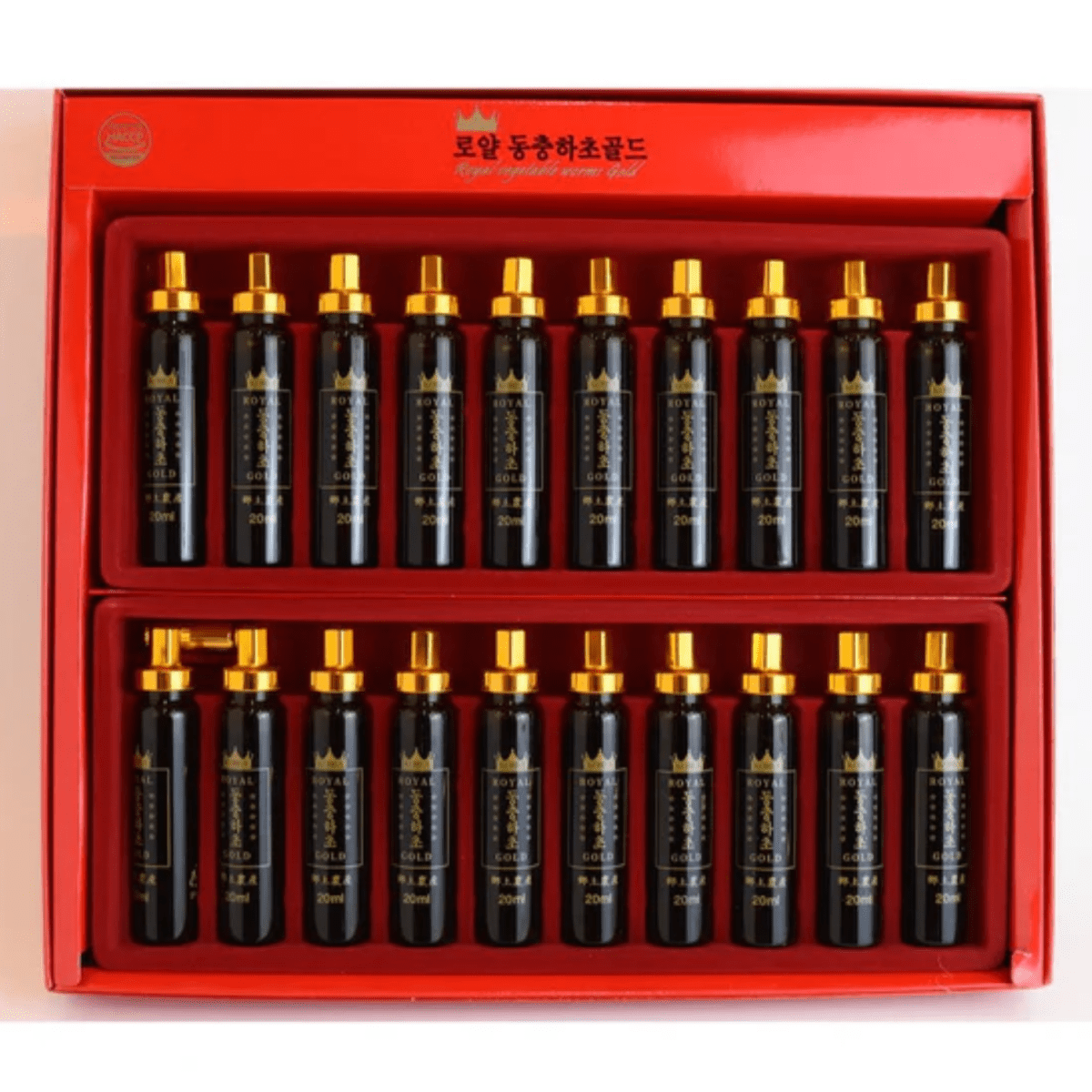 Korean royal vegetable worms gold 20ml x 20 - Lili Beauty