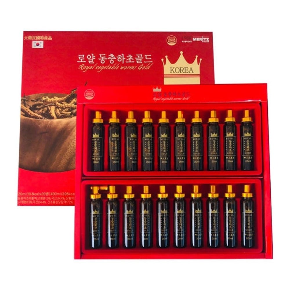 Korean Royal Vegetable Worms Gold 20ml x 20ea - Lili Beauty