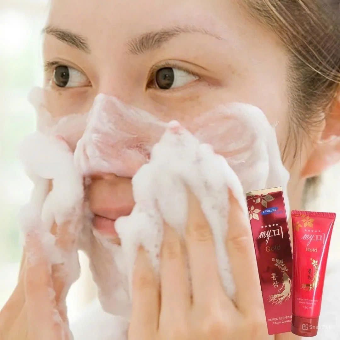 Mygold korea red ginseng foam cleansing/130ml - Lili Beauty
