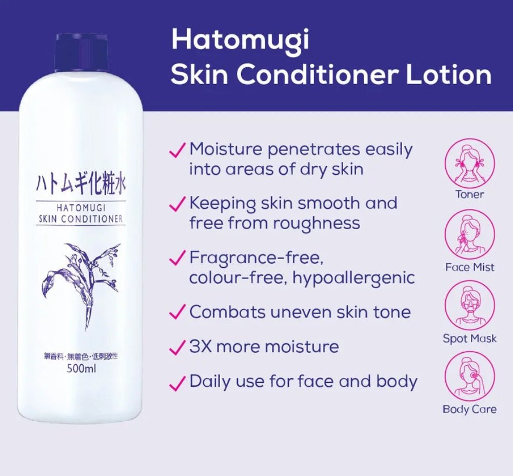 Naturie Hatomugi Skin Conditioner 500ml - Lili Beauty
