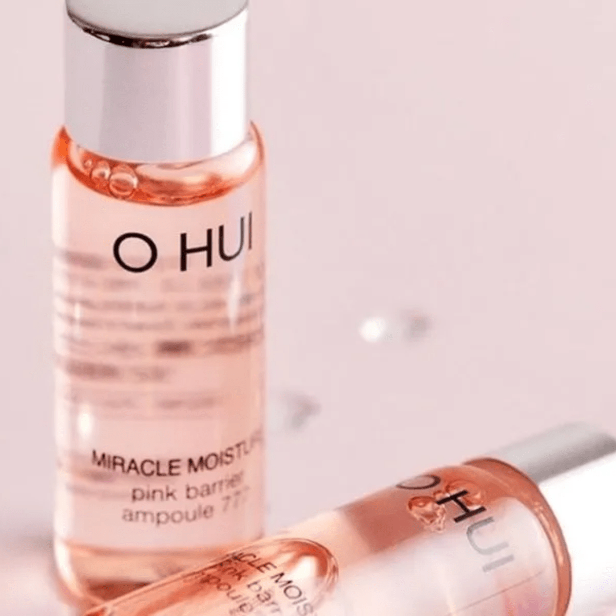 Ohui Miracle Moisture Pink Barrier Ampoule 777 Sample/2ml x 60pcs - Lili Beauty