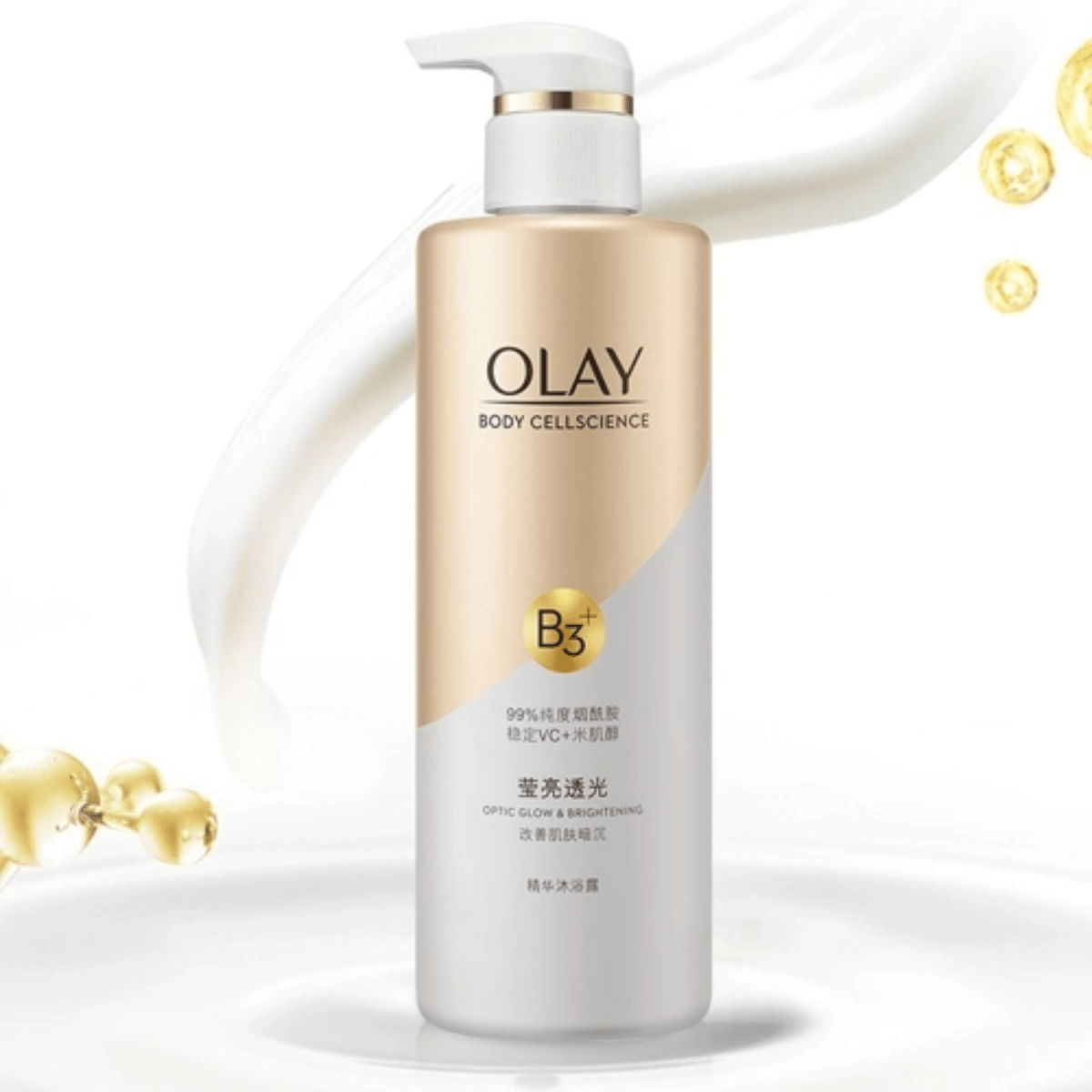 Olay Body Cellscience Optic Glow & Brightening Shower Gel 500ml - Lili Beauty