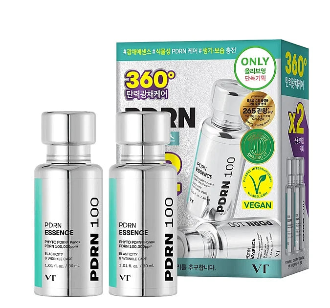 VT PDRN Essence 100 - 30ml (2ea) Set gift VT Reedle Shot 100 10ml