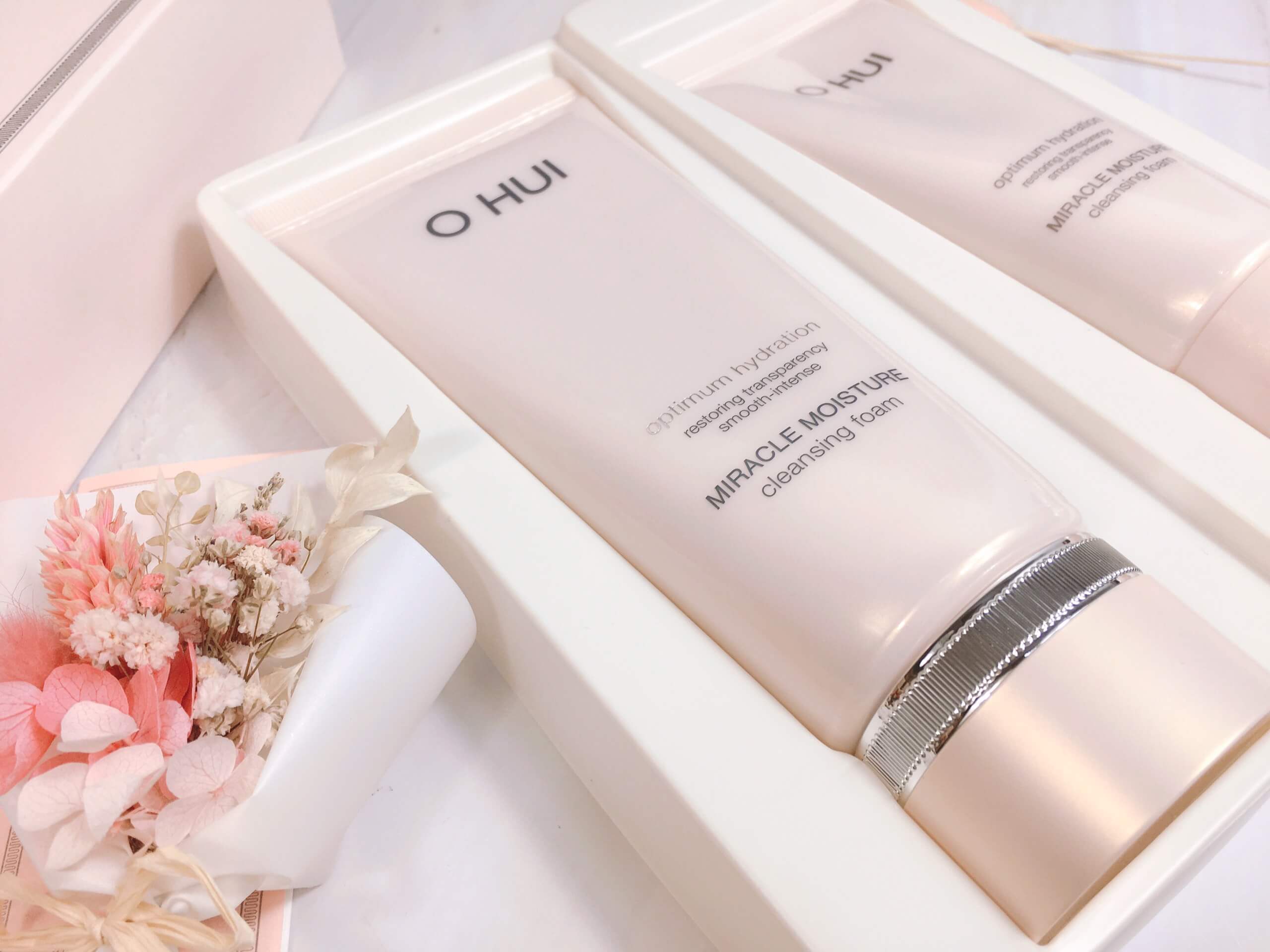 Ohui miracle moisture cleansing foam set/200ml + 100ml