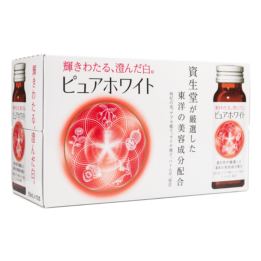 Shiseido Pure White Brightening Drink 50ml x 10bottles - Lili Beauty