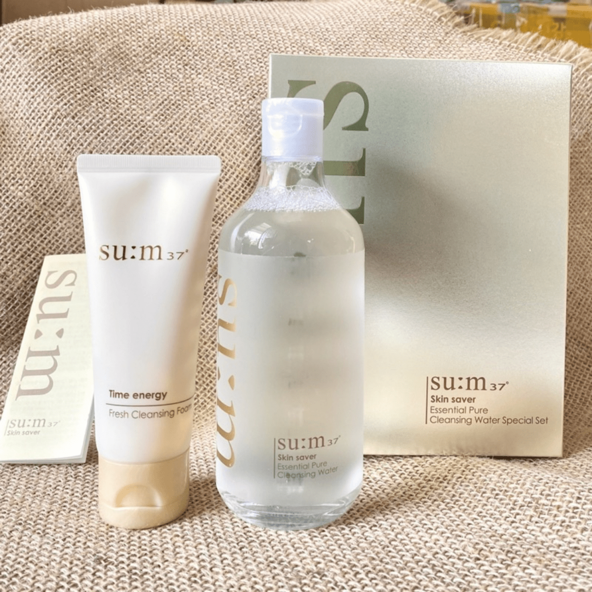 Sum:37 skin saver essential pure cleansing water special set - Lili Beauty
