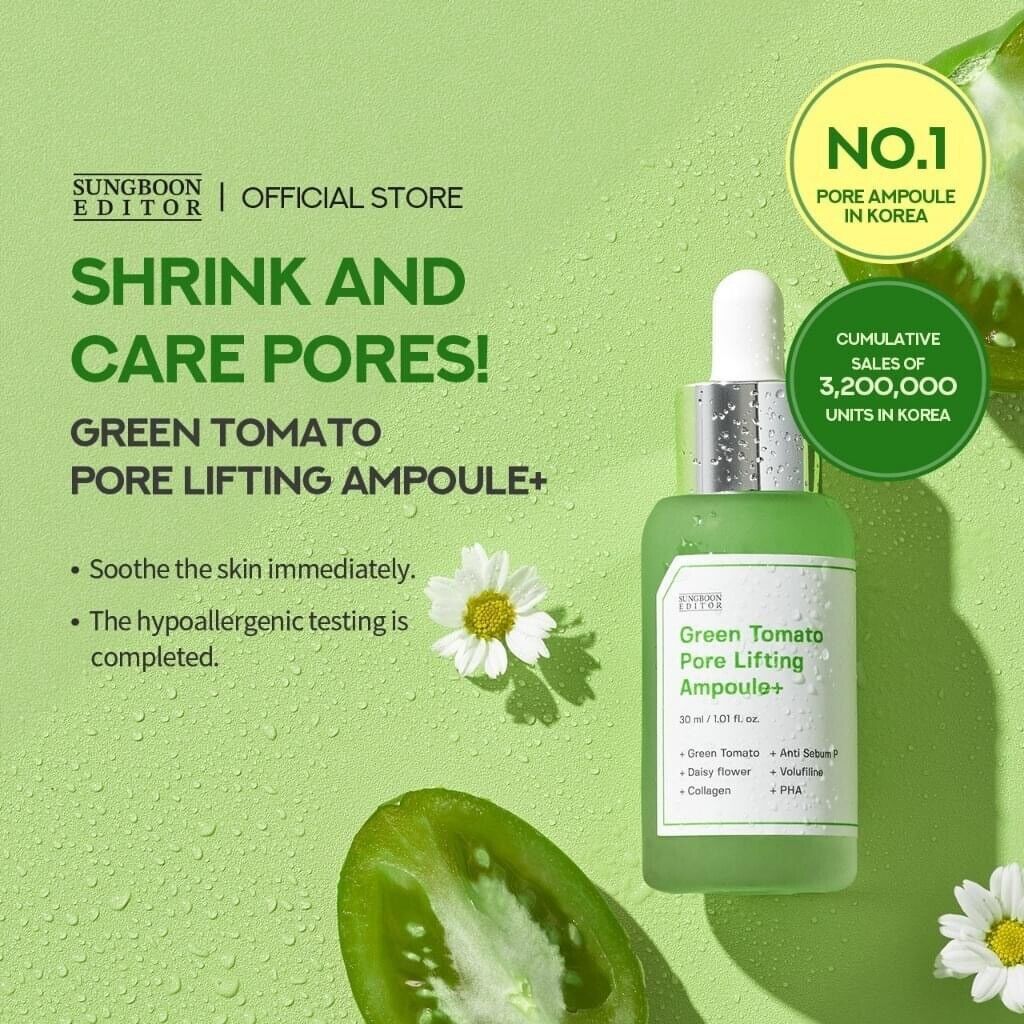 Sungboon Green Tomato Pore Lifting Ampoule 75ml - Lili Beauty